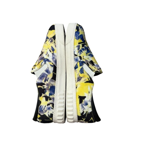 Circus by Sam Edelman Floral Yellow and Blue Sneakers size 9 - Picture 5 of 8